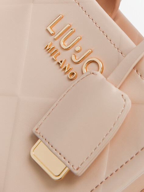 Женская сумка  LIU∙JO, Артикул AA5102, бежево-розовый | 4306245. Ракурс 3