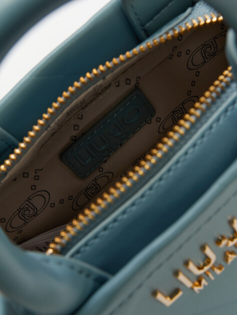 Женская сумка с ручками LIU∙JO, Артикул AA5102, серо-голубой | 4306251. Ракурс 5