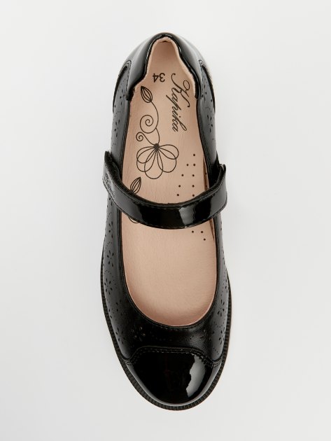 Детские туфли KAPIKA, Артикул 22582пн-1, черный | 4306368. Ракурс 4
