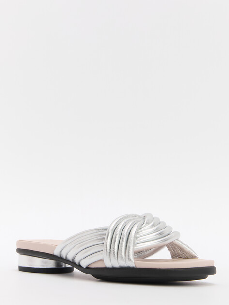 Женские шлепанцы ECCO Sculpted Alba 25, Артикул 233813, серебряный | 4307869. Ракурс 3