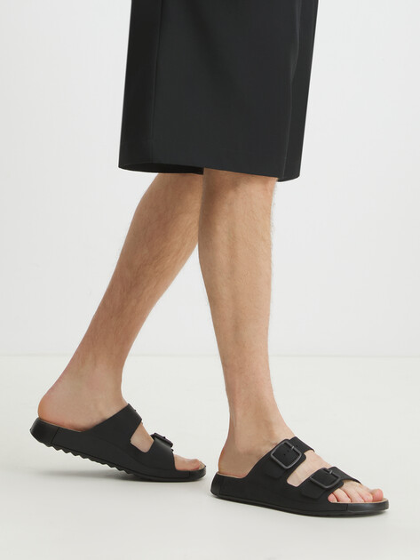 Мужские шлепанцы ECCO COZMO M, Артикул 500984, черный | 4308046. Ракурс 2