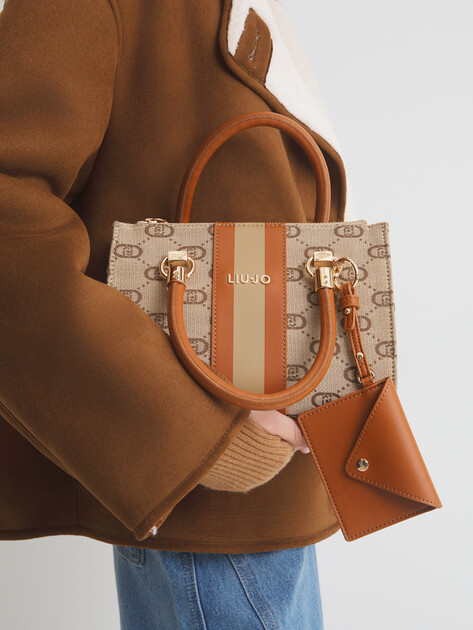 Женская сумка с ручками LIU∙JO, Артикул AA5163, бежевый | 4308233. Ракурс 2
