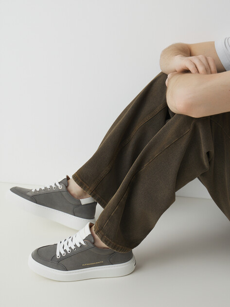 Мужские кеды ALEXANDER SMITH BOND MAN, Артикул BDM 32, темно-серый | 4308737. Ракурс 2