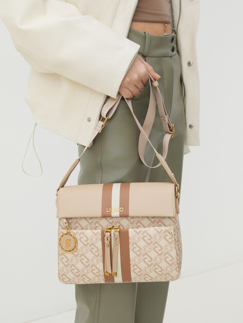 Кросс-боди LIU∙JO, Артикул AXX033, бежевый | 4309109. Ракурс 2 Кросс-боди LIU∙JO, Артикул AXX033, бежевый | 4309109. Ракурс 2