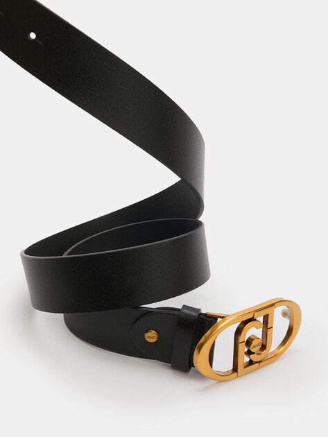 Женский ремень LIU∙JO ECS HIPS BELT H 3.5, Артикул AA5225, черный | 4309116. Ракурс 2