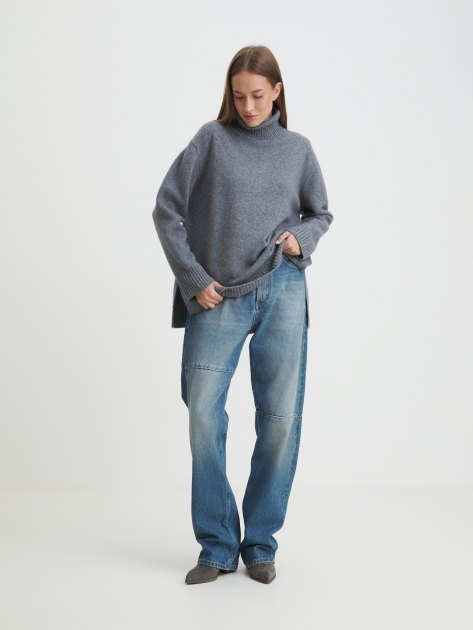 Женский свитер MAISON DAVID, Артикул 2024-015, серый | 4309159. Ракурс 2