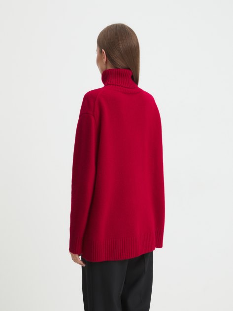Женский свитер MAISON DAVID, Артикул 2024-015, рубиновый | 4309208. Ракурс 4