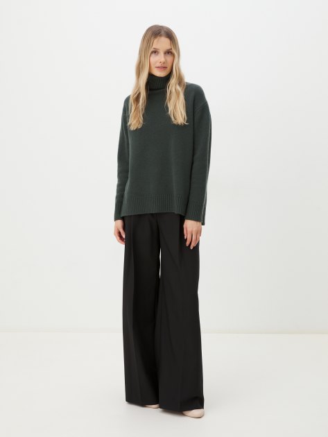 Женский свитер MAISON DAVID, Артикул 2024-015, зеленовато-серый | 4309257. Ракурс 2