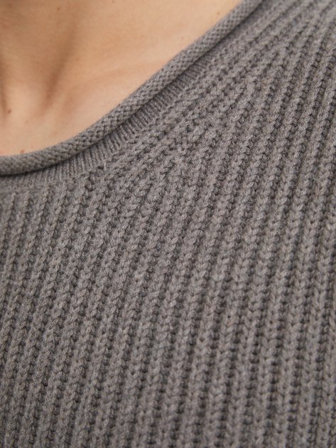 Мужской свитер MAISON DAVID, Артикул 2024-004, коричнево-серый | 4309659. Ракурс 3