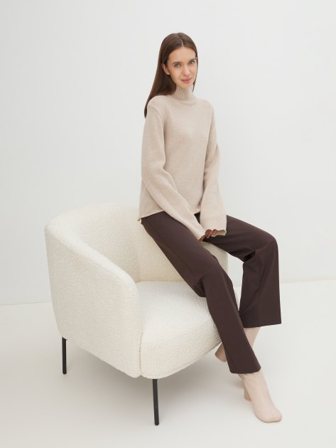 Женский свитер MAISON DAVID, Артикул 2024-014, серовато-бежевый | 4309716. Ракурс 5