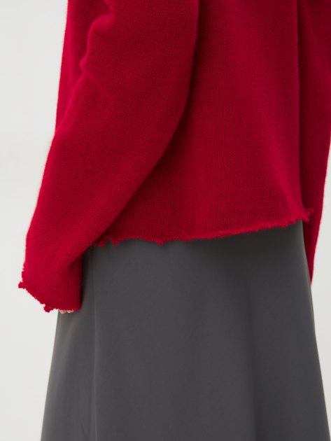 Женский свитер MAISON DAVID, Артикул 2024-014, рубиновый | 4309737. Ракурс 4 Женский свитер MAISON DAVID, Артикул 2024-014, рубиновый | 4309737. Ракурс 4