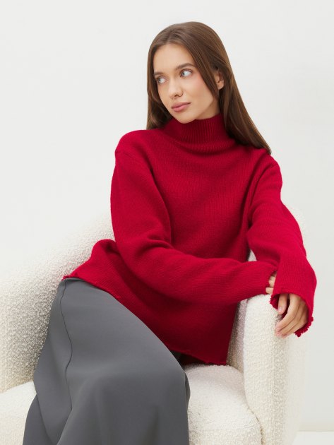 Женский свитер MAISON DAVID, Артикул 2024-014, рубиновый | 4309737. Ракурс 5 Женский свитер MAISON DAVID, Артикул 2024-014, рубиновый | 4309737. Ракурс 5