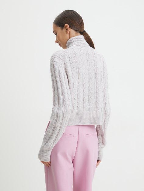 Женский свитер MAISON DAVID, Артикул 2024-006, бледно-серый | 4309864. Ракурс 4