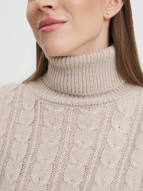 Женский свитер MAISON DAVID, Артикул 2024-006, серовато-бежевый | 4309892. Ракурс 3