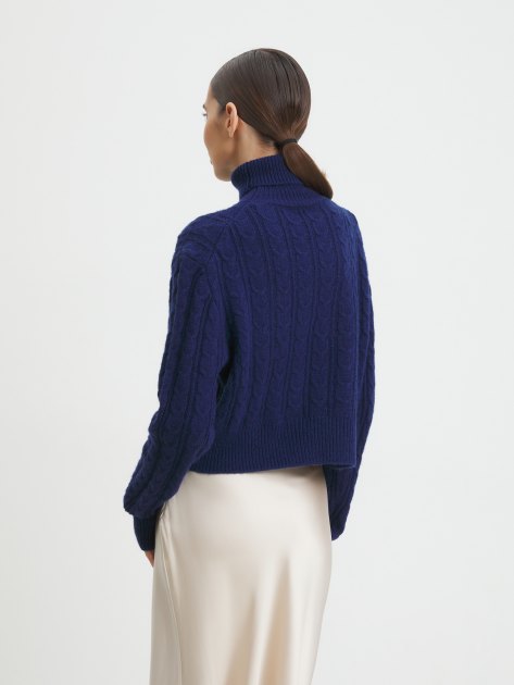 Женский свитер MAISON DAVID, Артикул 2024-006, сапфировый | 4309955. Ракурс 4