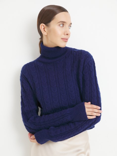 Женский свитер MAISON DAVID, Артикул 2024-006, сапфировый | 4309955. Ракурс 5