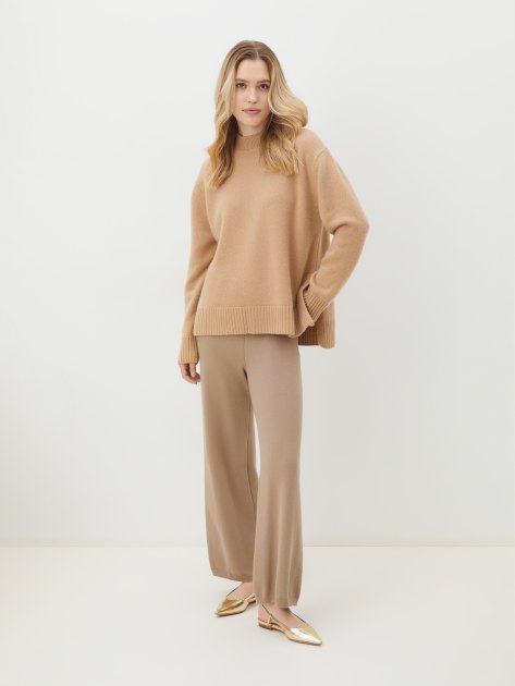 Женский свитер MAISON DAVID, Артикул 2024-018, темно-бежевый | 4310040. Ракурс 2 Женский свитер MAISON DAVID, Артикул 2024-018, темно-бежевый | 4310040. Ракурс 2