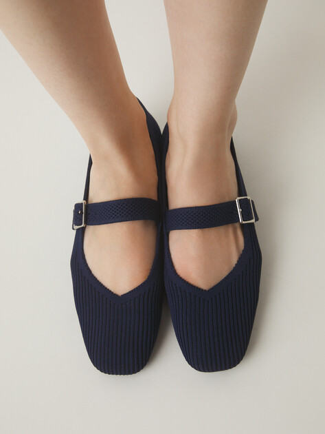 Балетки мэри-джейн TENDANCE, Артикул FK40-8, темно-синий | 4310397. Ракурс 2