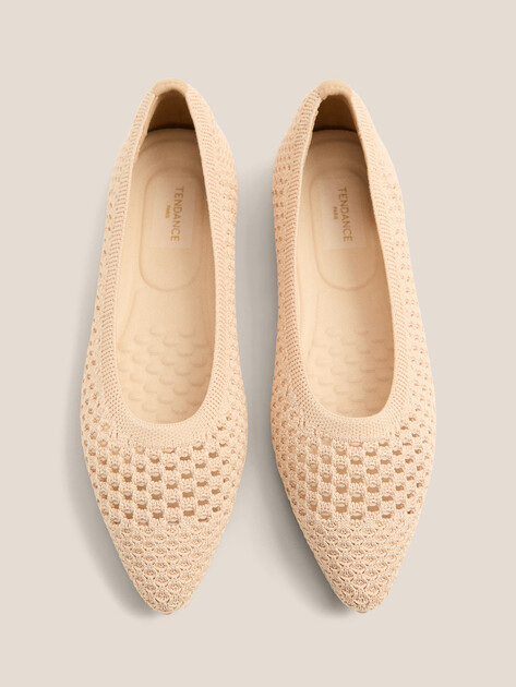 Балетки TENDANCE, Артикул FK70-1, бежевый | 4310426. Ракурс 5