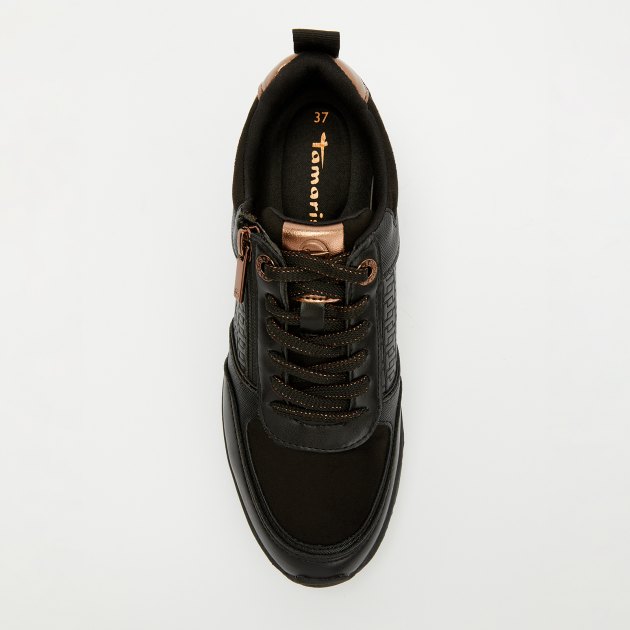 Женские кроссовки на танкетке TAMARIS REA, Артикул 1-23721-42 (K), черный | 4310618. Ракурс 5 Женские кроссовки на танкетке TAMARIS REA, Артикул 1-23721-42 (K), черный | 4310618. Ракурс 5