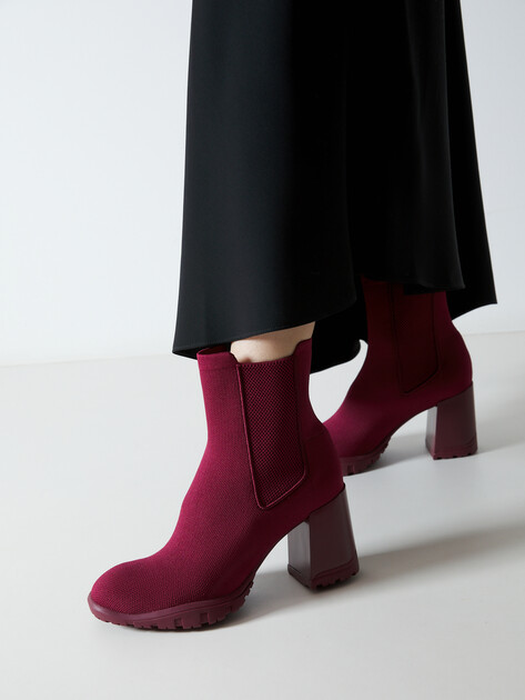 Ботильоны TENDANCE, Артикул AF23A40-1, темно-красный | 4310958. Ракурс 2