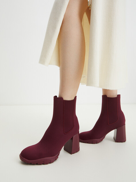 Ботильоны TENDANCE, Артикул AF23A40-1, винный | 4310985. Ракурс 2 Ботильоны TENDANCE, Артикул AF23A40-1, винный | 4310985. Ракурс 2