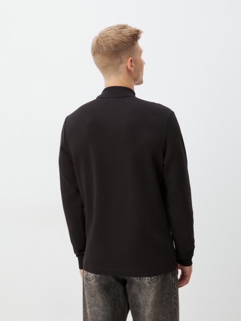 Мужской лонгслив MAISON DAVID, Артикул MLW24-77M, черный | 4311060. Ракурс 4