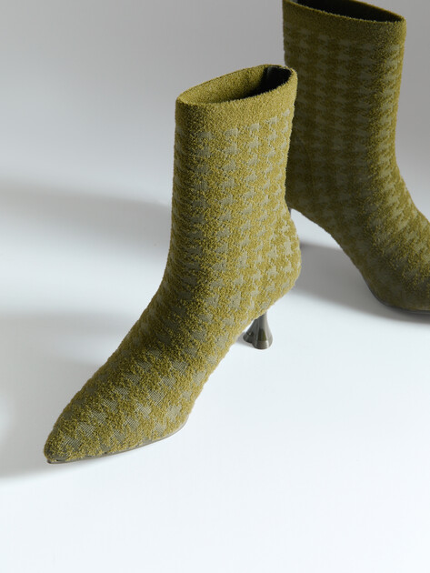 Ботильоны TENDANCE, Артикул AF9A57-8, бежево-зеленый | 4312955. Ракурс 6