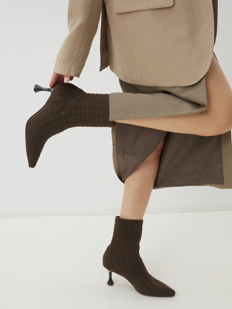 Ботильоны TENDANCE, Артикул AF9A57-8, зелено-коричневый | 4312958. Ракурс 7