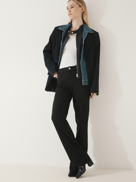 Женские прямые джинсы  LIU∙JO, Артикул UA5082, черный | 4313106. Ракурс 5