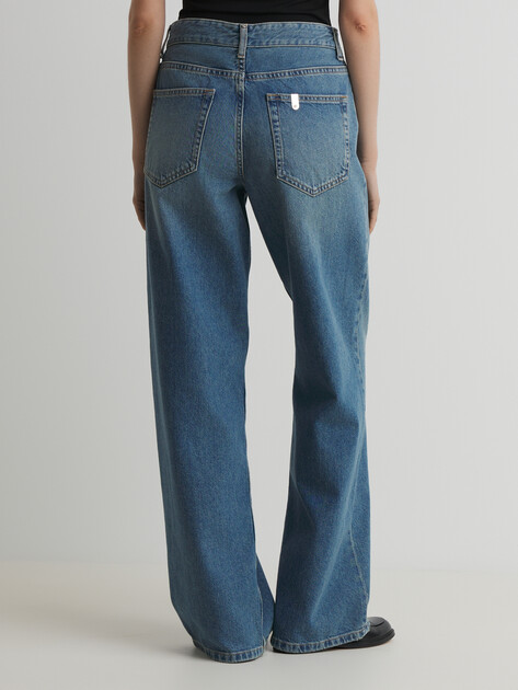 Женские широкие джинсы LIU∙JO, Артикул UA5149, синий | 4313176. Ракурс 4 Женские широкие джинсы LIU∙JO, Артикул UA5149, синий | 4313176. Ракурс 4