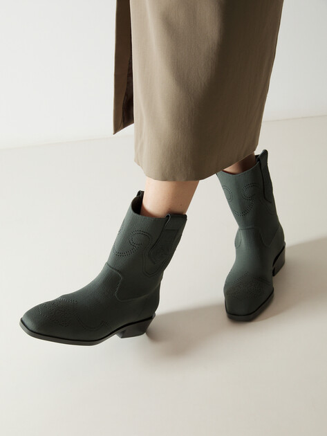 Казаки TENDANCE, Артикул AF23A15H-1, серо-зеленый | 4313246. Ракурс 2