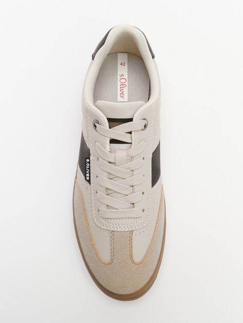 Мужские кеды S.OLIVER SANAKO1, Артикул 5-5-13609-44, серо-бежевый | 4314155. Ракурс 5