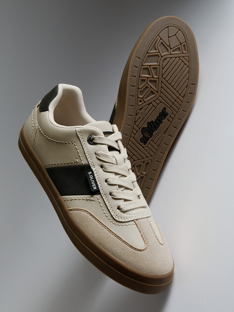 Мужские кеды S.OLIVER SANAKO1, Артикул 5-5-13609-44, серо-бежевый | 4314155. Ракурс 6