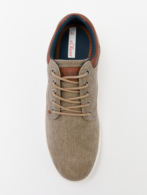 Мужские кеды S.OLIVER KOLO, Артикул 5-5-13662-44, серо-коричневый | 4314392. Ракурс 5