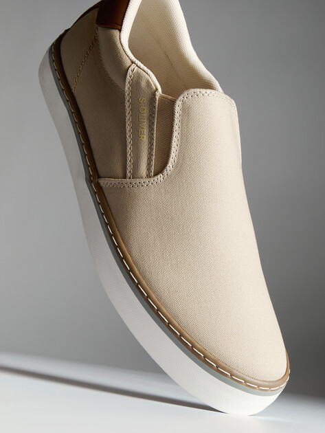 Мужские слипоны S.OLIVER SANAKO1, Артикул 5-5-14601-44, пыльно-бежевый | 4314426. Ракурс 5