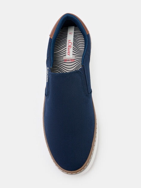 Мужские слипоны S.OLIVER SANAKO1, Артикул 5-5-14601-44, темно-синий | 4314434. Ракурс 5 Мужские слипоны S.OLIVER SANAKO1, Артикул 5-5-14601-44, темно-синий | 4314434. Ракурс 5