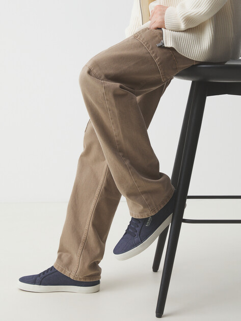 Мужские кеды из денима S.OLIVER SANAKO1, Артикул 5-5-14616-44, темно-синий | 4314451. Ракурс 2