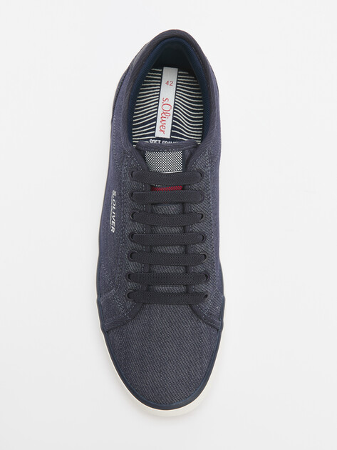 Мужские кеды из денима S.OLIVER SANAKO1, Артикул 5-5-14616-44, темно-синий | 4314451. Ракурс 5