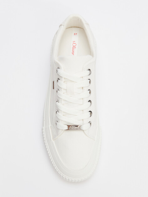 Женские кеды из денима S.OLIVER THERA, Артикул 5-5-23625-44, белый | 4314613. Ракурс 5