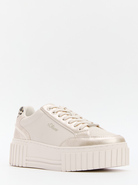 Женские кеды S.OLIVER UNILA, Артикул 5-5-23662-42, молочно-бежевый | 4314796. Ракурс 3