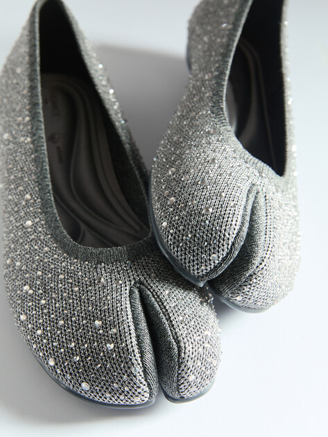 Женские балетки таби TENDANCE, Артикул AF23P11-2, серебряный | 4314949. Ракурс 6