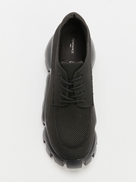 Женские кроссовки на танкетке TENDANCE, Артикул AF24D23-1, черный | 4314991. Ракурс 5
