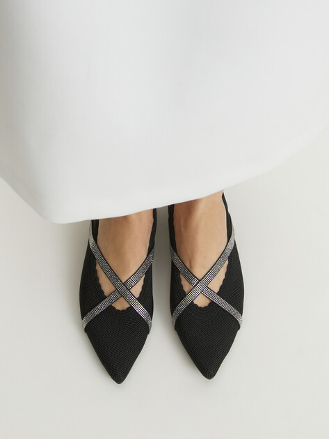 Балетки мэри-джейн TENDANCE, Артикул AF21D38-2, черный | 4315207. Ракурс 2