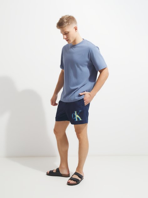 Мужские купальные шорты CALVIN KLEIN, Артикул KM0KM00800, темно-синий | 4315322. Ракурс 5 Мужские купальные шорты CALVIN KLEIN, Артикул KM0KM00800, темно-синий | 4315322. Ракурс 5