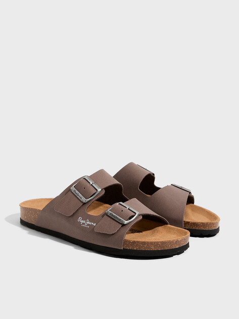 Мужские шлепанцы PEPE JEANS BIO M DOUBLE CHICAGO, Артикул PMS90110, коричневый | 4315385. Ракурс 2