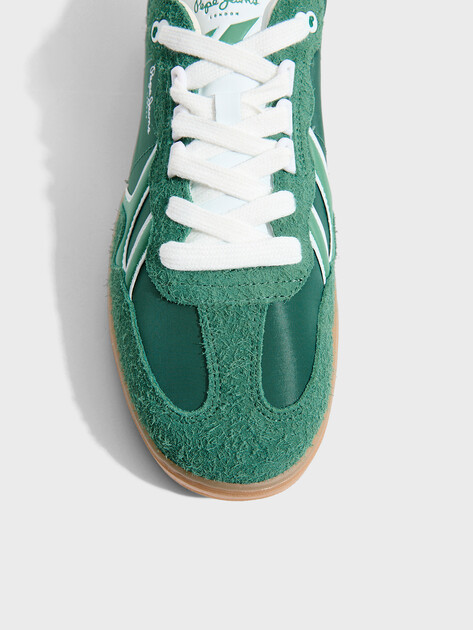 Мужские кеды PEPE JEANS BALL FUN M, Артикул PMS00040, зеленый | 4315445. Ракурс 3