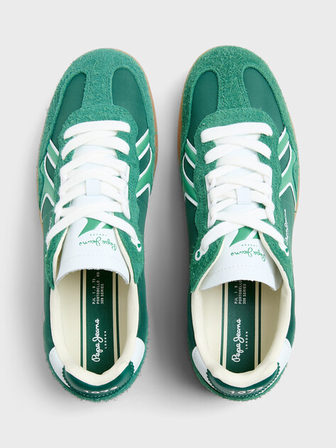 Мужские кеды PEPE JEANS BALL FUN M, Артикул PMS00040, зеленый | 4315445. Ракурс 4