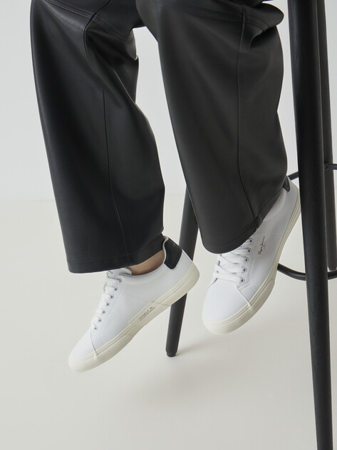 Мужские кеды PEPE JEANS KENTON FRESH M, Артикул PMS31076, белый | 4315574. Ракурс 2 Мужские кеды PEPE JEANS KENTON FRESH M, Артикул PMS31076, белый | 4315574. Ракурс 2