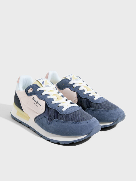 Женские кроссовки PEPE JEANS BRIT CAMP W, Артикул PLS40038, синий | 4315857. Ракурс 2